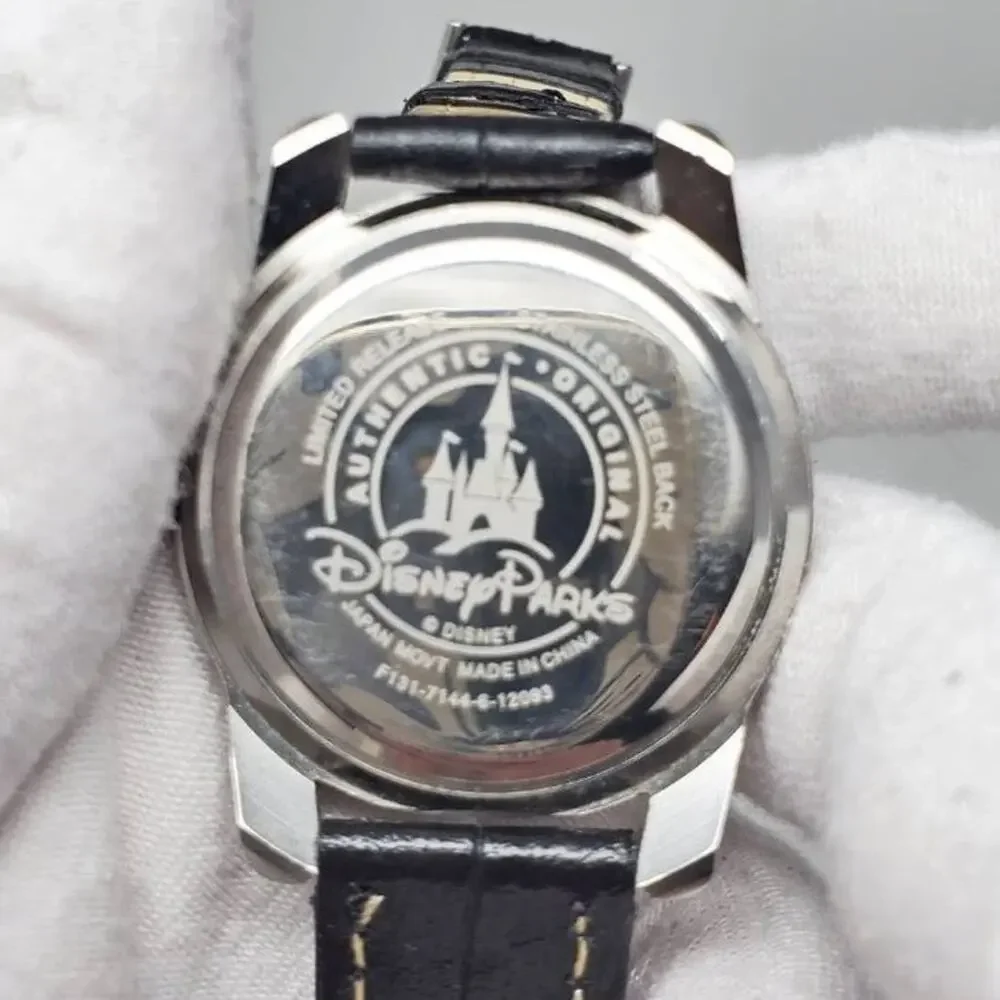 Disney Parks 1928 Mickey Mouse Watch Black Leather LR